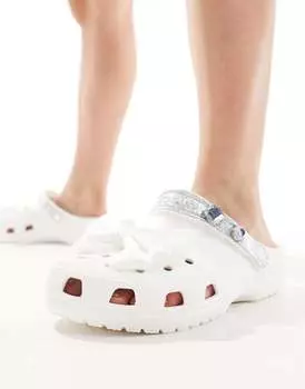 Эксклюзивные белые классические сабо Crocs ASOS