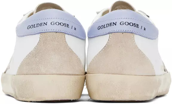 Эксклюзивные белые кроссовки Golden Goose SSENSE Super-Star