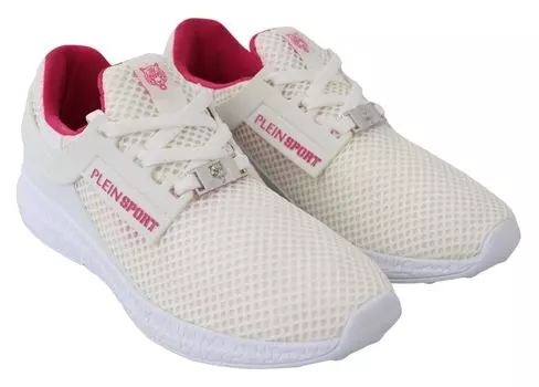 Эксклюзивные белые кроссовки Runner Becky Plein Sport