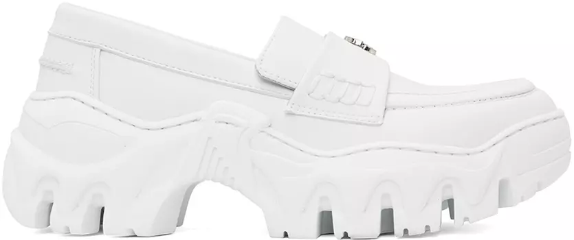 Эксклюзивные белые лоферы Rombaut SSENSE Boccaccio II