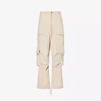 Эксклюзивные брюки карго из хлопка Freight Entire Studios, белый