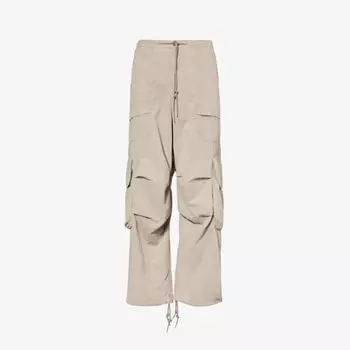 Эксклюзивные брюки карго из хлопка Freight Entire Studios, цвет steel