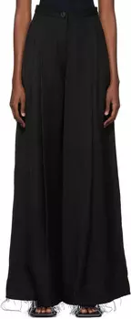 Эксклюзивные черные брюки SSENSE Miranda Miista