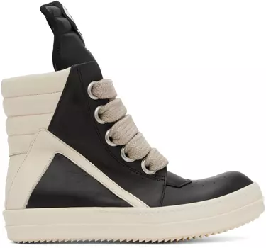 Эксклюзивные черные кроссовки Rick Owens SSENSE черного цвета KEMBRA PFAHLER Edition Geobasket