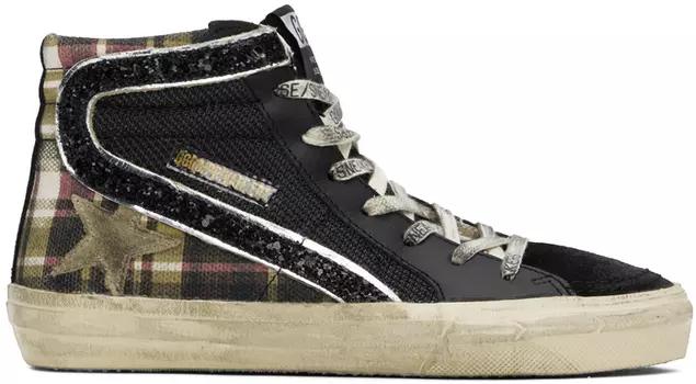 Эксклюзивные черные кроссовки SSENSE Golden Goose