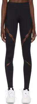 Эксклюзивные черные спортивные леггинсы SSENSE с вырезами Rui