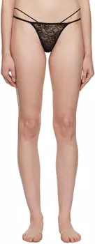 Эксклюзивные черные стринги SSENSE Shawna Wu