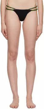 Эксклюзивные черные стринги SSENSE Shawna Wu