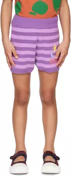 Эксклюзивные детские фиолетовые шорты SSENSE 'Magique' Jellymallow