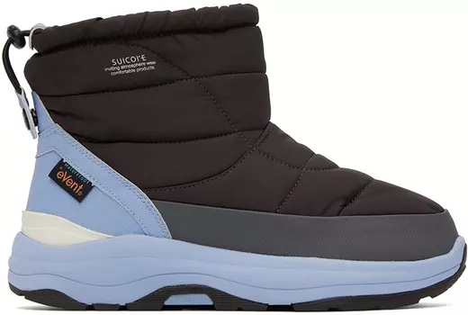 Эксклюзивные коричневые ботинки SSENSE BOWER-evab Suicoke