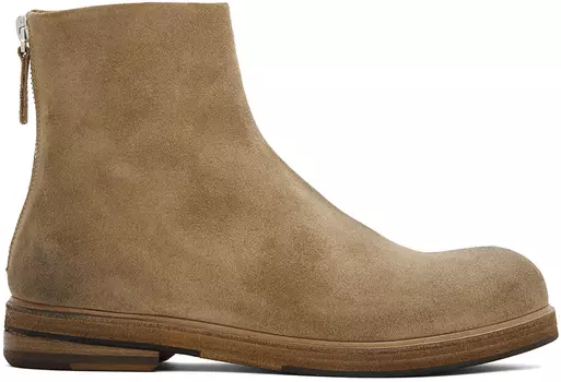 Эксклюзивные коричневые ботинки SSENSE Zucca Zeppa Marsll