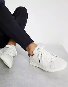 Эксклюзивные кремовые кроссовки Polo Ralph Lauren x ASOS с логотипом в виде пони