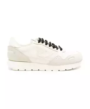 Эксклюзивные кроссовки с сетчатыми вставками Emporio Armani, бежевый