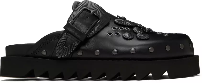 Эксклюзивные лоферы SSENSE с металлическими люверсами Toga Pulla