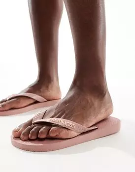 Эксклюзивные розовые шлепанцы ASOS Havaianas