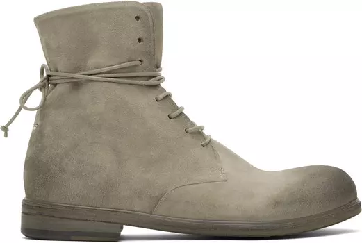 Эксклюзивные серые ботильоны Zucca Media от SSENSE Marsell