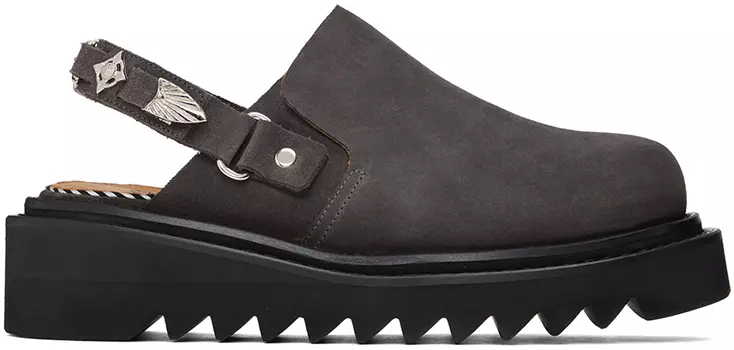 Эксклюзивные серые лоферы SSENSE Toga Virilis