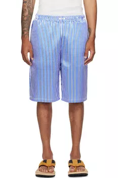 Эксклюзивные шорты для баскетбола с синим принтом Ssense Abra, синий