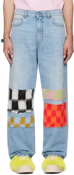 Эксклюзивные синие джинсы SSENSE Marni, Denim