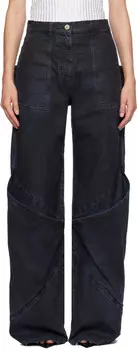 Эксклюзивные синие джинсы SSENSE The Attico