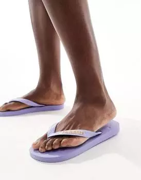 Эксклюзивные сиреневые шлепанцы ASOS Havaianas