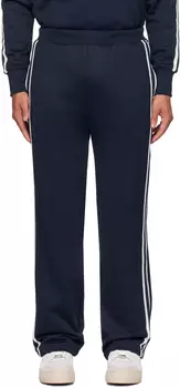 Эксклюзивные темно-синие спортивные брюки AMI Alexandre Mattiussi SSENSE