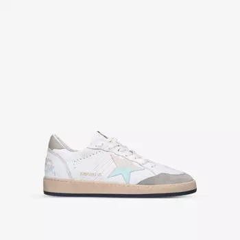 Эксклюзивные женские кожаные низкие кеды Ballstar с переливающимся узором Golden Goose, цвет other