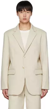 Эксклюзивный бежевый пиджак SSENSE Turenne SIR.