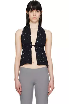 Эксклюзивный черный топ Mia от Ssense Gimaguas, черный