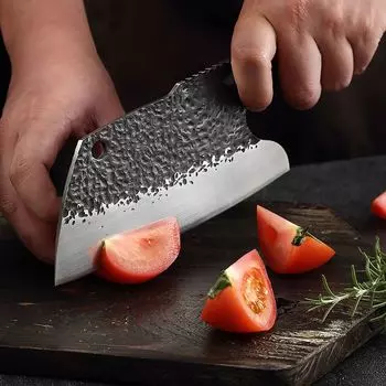 Эксклюзивный деревенский измельчитель-мясоед с острым лезвием и прочной ручкой. Идеально подходит для вашей кухни, кемпинга и гриля Muxel