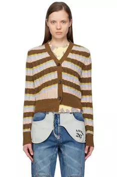 Эксклюзивный кардиган SSENSE цвета хаки Kelly Andersson Bell