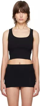 Эксклюзивный комплект из черной майки и мини-юбки SSENSE Hyein Seo