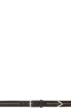 Эксклюзивный коричневый замшевый ремень с заклепками от SSENSE Anderson's