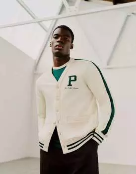 Эксклюзивный кремовый кардиган с логотипом Polo Ralph Lauren x ASOS