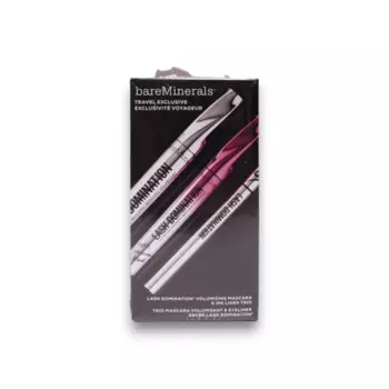 Эксклюзивный набор для путешествий с тушью для ресниц Lash Domination Volumizing Mascara Intense Black 8,5 мл, тушью для ресниц Lash Domination Volumizing Mascara Black 8,5 мл и гелевым карандашом Lash Domination Bareminerals