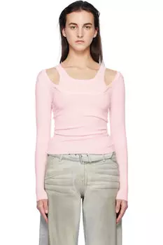 Эксклюзивный розовый свитер SSENSE Этуаль Gimaguas