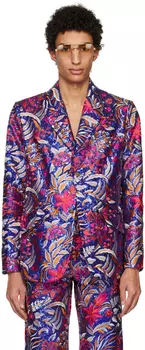 Эксклюзивный синий блейзер SSENSE TSAU