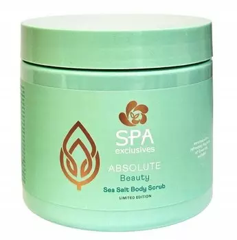 Эксклюзивный скраб для тела SEA SALT отшелушивающий зеленый чай и мята Spa Exclusives