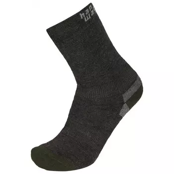Экспедиционные носки Hanwag Thermo Socke, цвет Asphalt/Dark Green