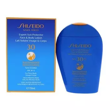 Экспертный солнцезащитный лосьон Spf30 для тела и лица 150 мл Shiseido