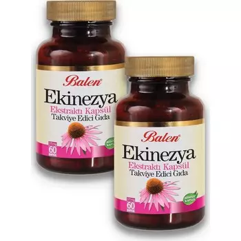 Экстракт эхинацеи Balen 375 мг, 2 упаковки по 60 капсул