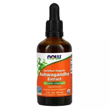 Экстракт Ашваганды NOW Foods Certified Organic