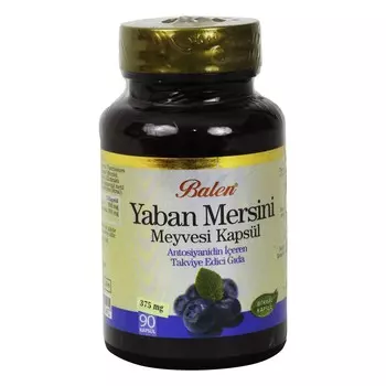 Экстракт черники Balen 375 мг, 90 капсул
