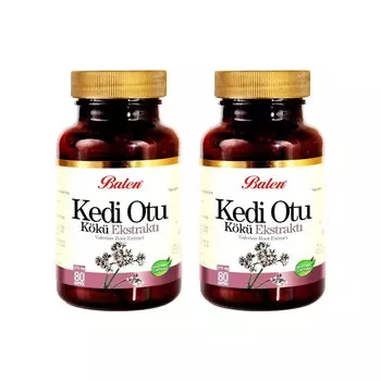 Экстракт корня валерианы Balen, 80 капсул, 375 мг, 2 штуки