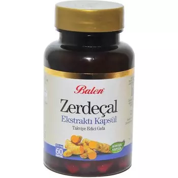 Экстракт куркумы Balen 325 мг, 60 капсул