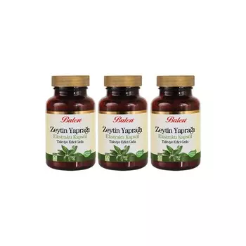 Экстракт листьев оливы Balen, 3 упаковки по 60 капсул