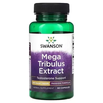 Экстракт Mega Tribulus Swanson, 60 капсул