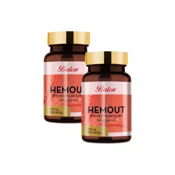 Экстракт трав Balen Hemout, 60 капсул, 370 мг, 2 штуки