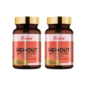 Экстракт трав Balen Hemout, 60 капсул, 370 мг, 2 штуки