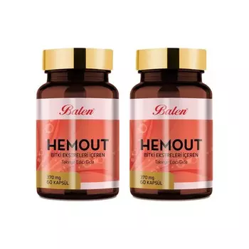 Экстракт трав Balen Hemout, 60 капсул, 370 мг, 2 штуки